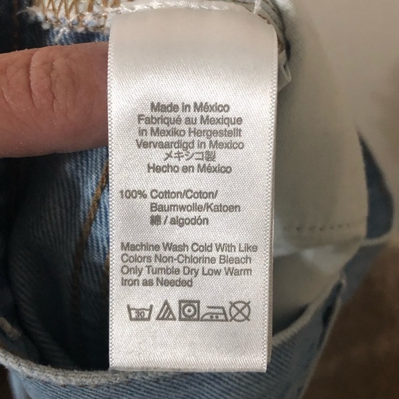 NWOT Madewell Relaxed Denim Shorts Light Dunwoody Wash - Size 27 - Picture 7 of 9